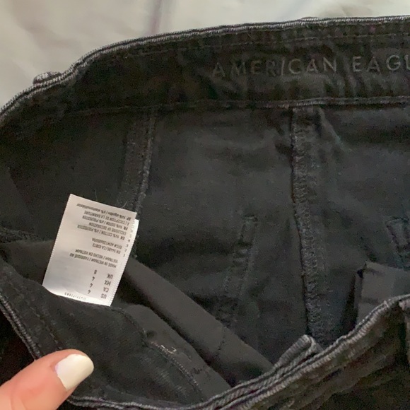 Black Denim Skirt - Size 4 - Picture 2 of 3